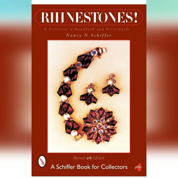 🚫Sold On Ebay🚫 SCHREINER New York NY SIGNED Book Piece Brooch Red White Gold - Picture 10 of 10